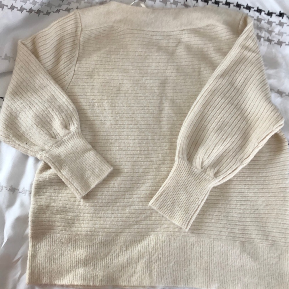 LANE BRYANT cream sweater